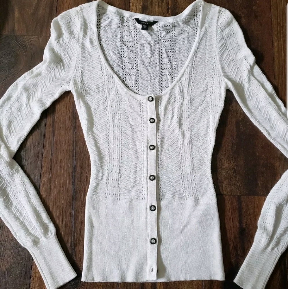 Button down vest by GUESS